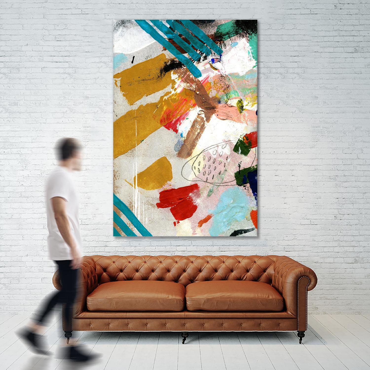 Palette 1 by Stefano Altamura on GIANT ART - turquoise abstract
