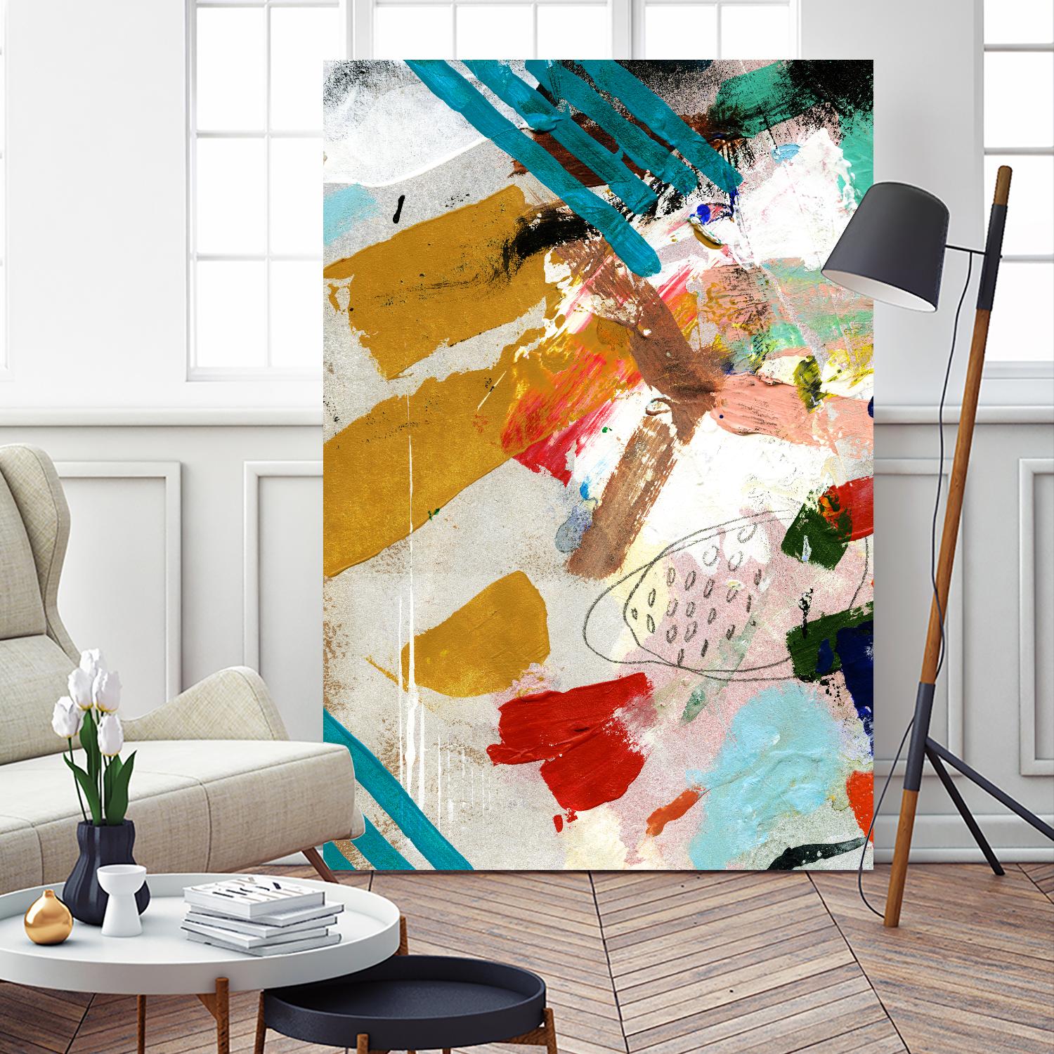 Palette 1 by Stefano Altamura on GIANT ART - turquoise abstract