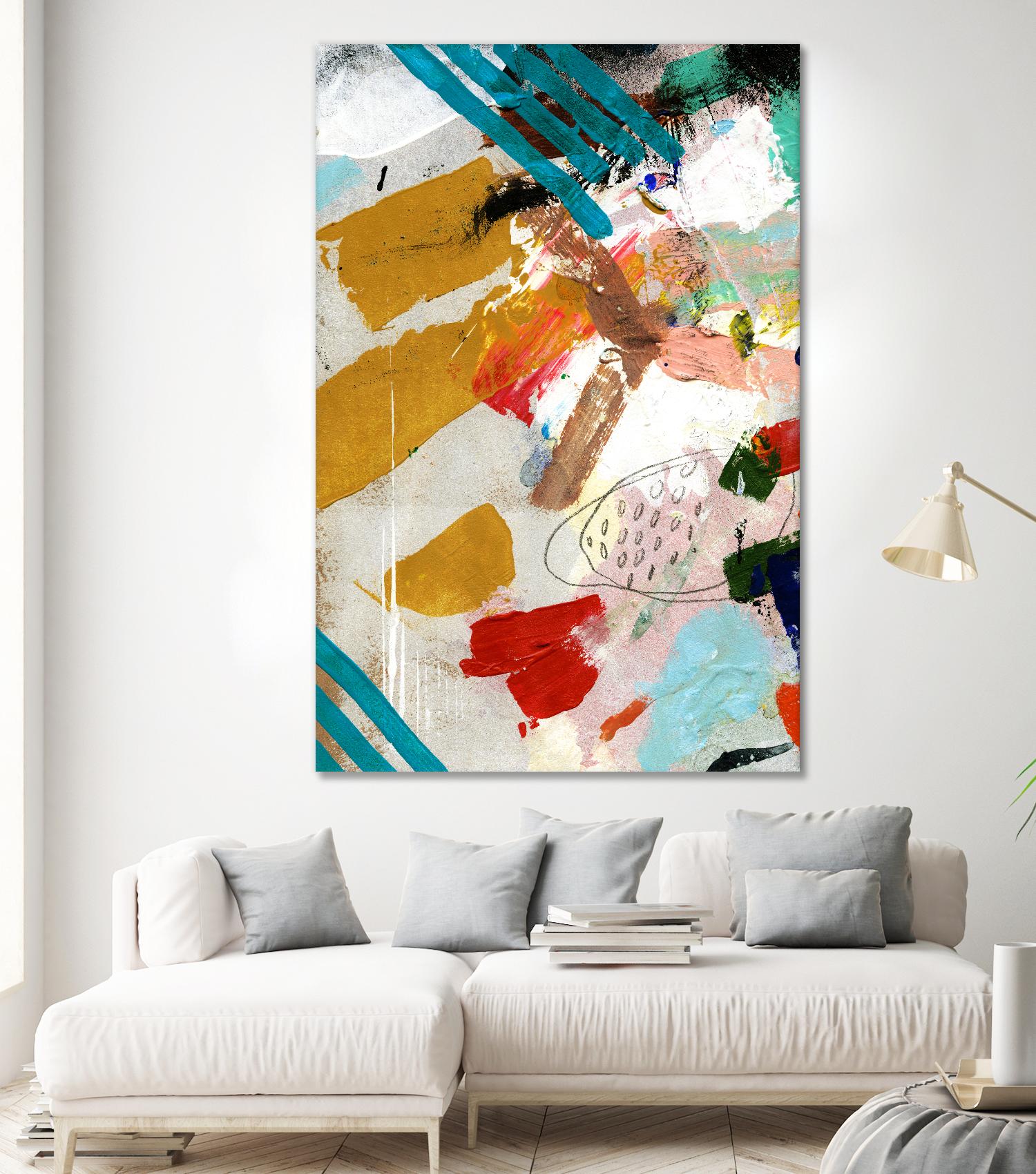 Palette 1 by Stefano Altamura on GIANT ART - turquoise abstract