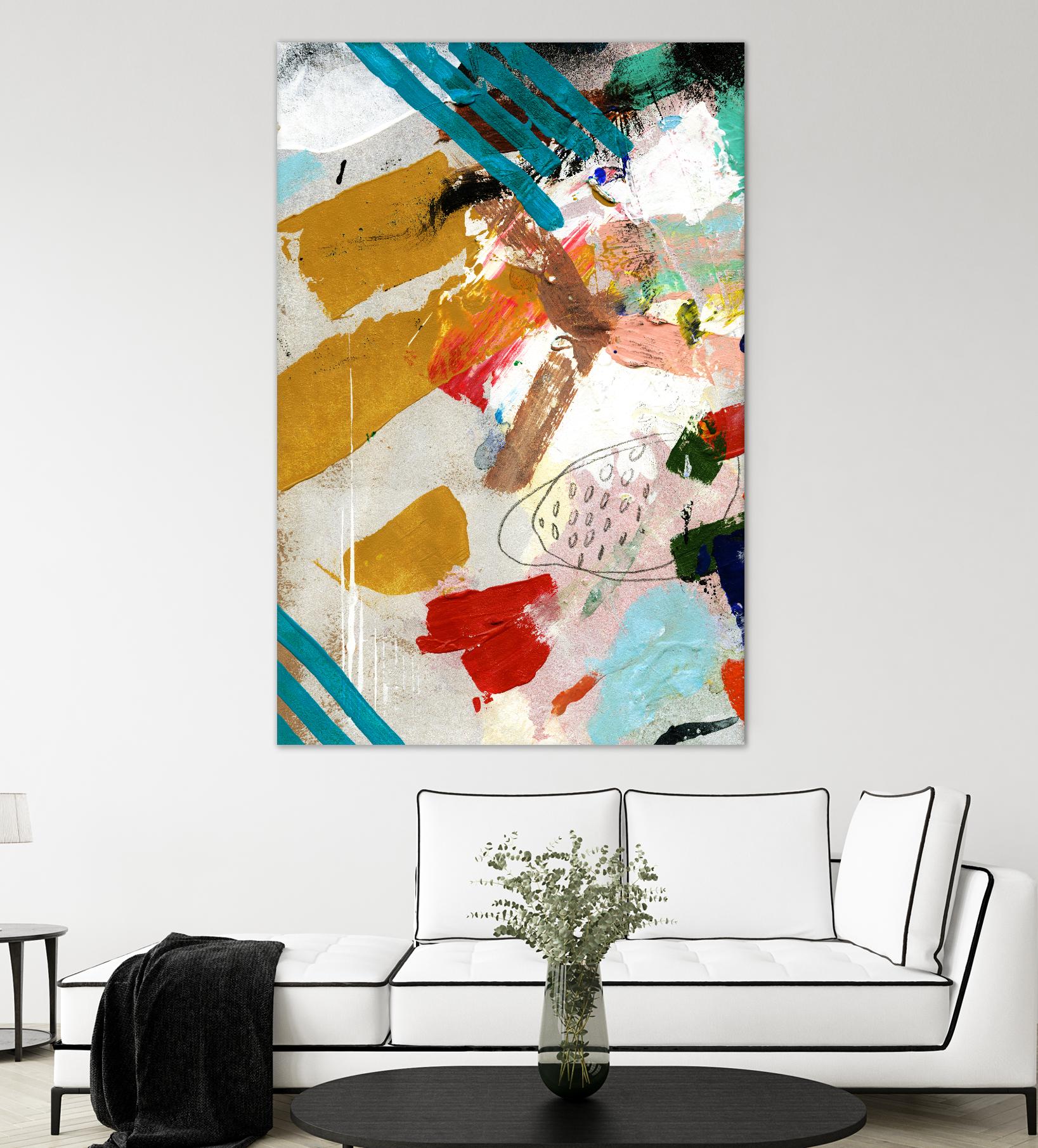 Palette 1 by Stefano Altamura on GIANT ART - turquoise abstract