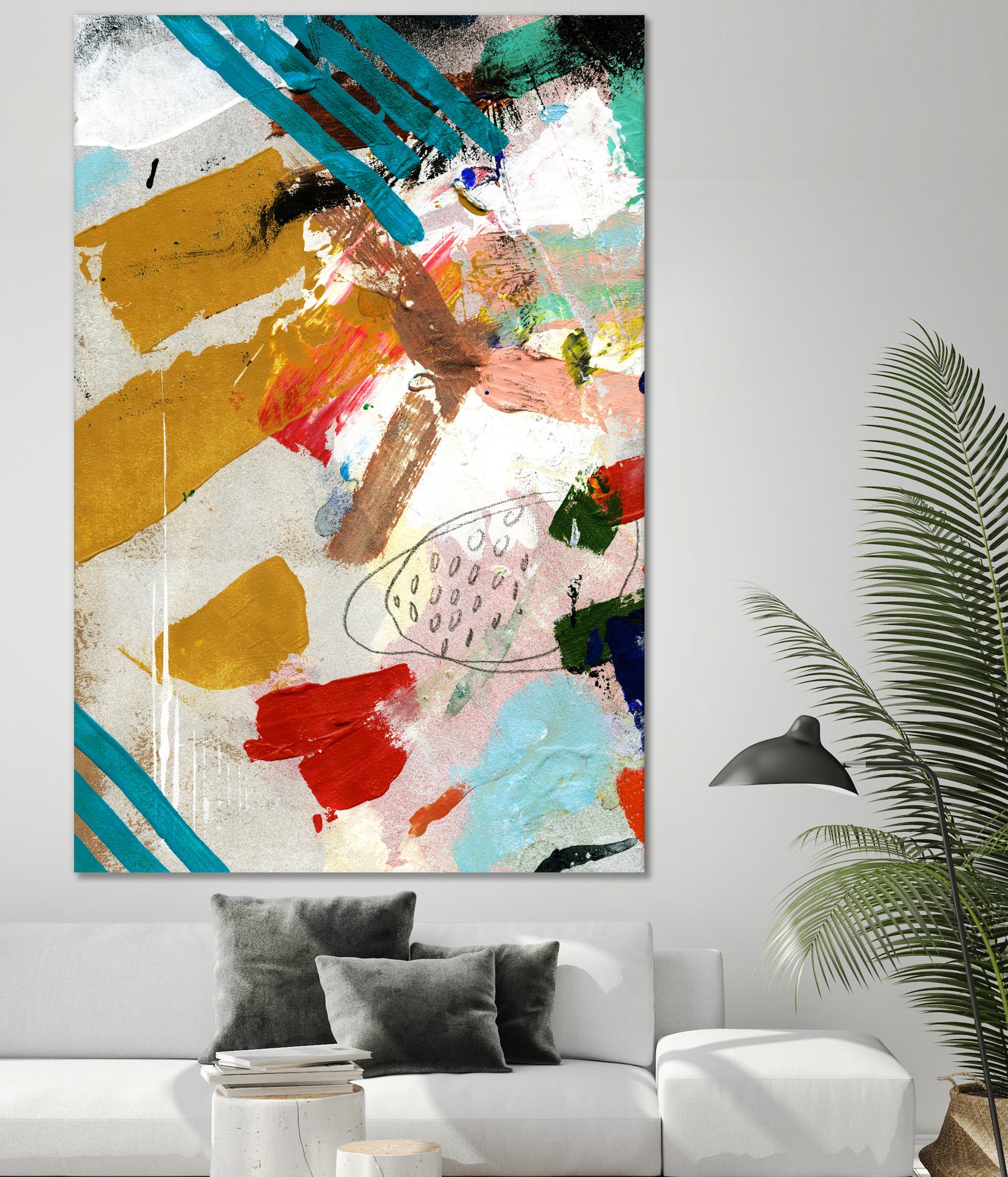 Palette 1 by Stefano Altamura on GIANT ART - turquoise abstract