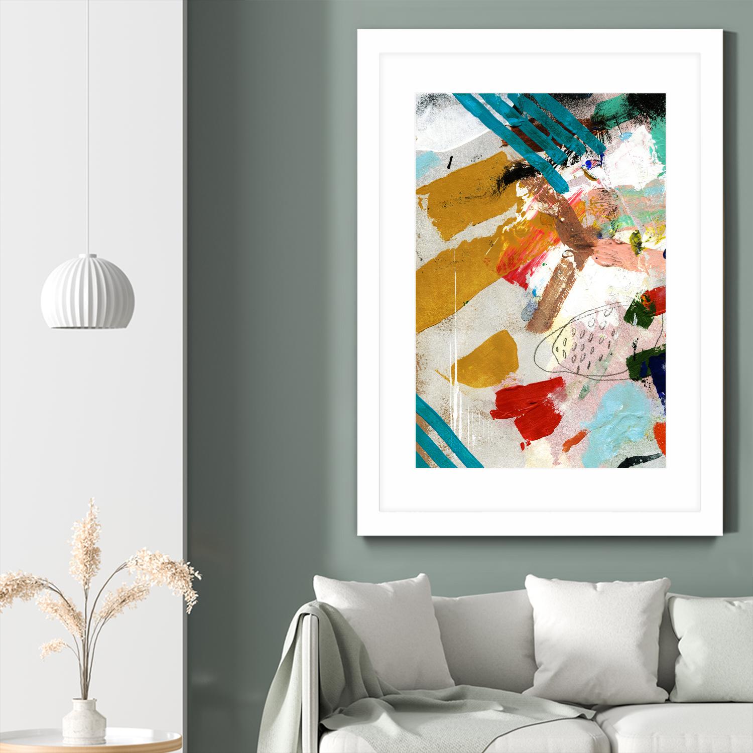 Palette 1 by Stefano Altamura on GIANT ART - turquoise abstract