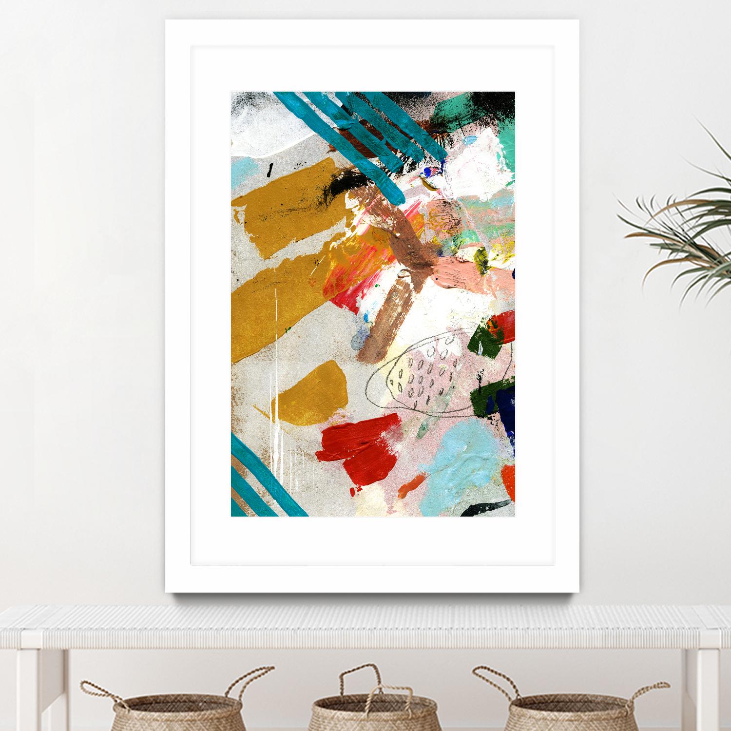 Palette 1 by Stefano Altamura on GIANT ART - turquoise abstract