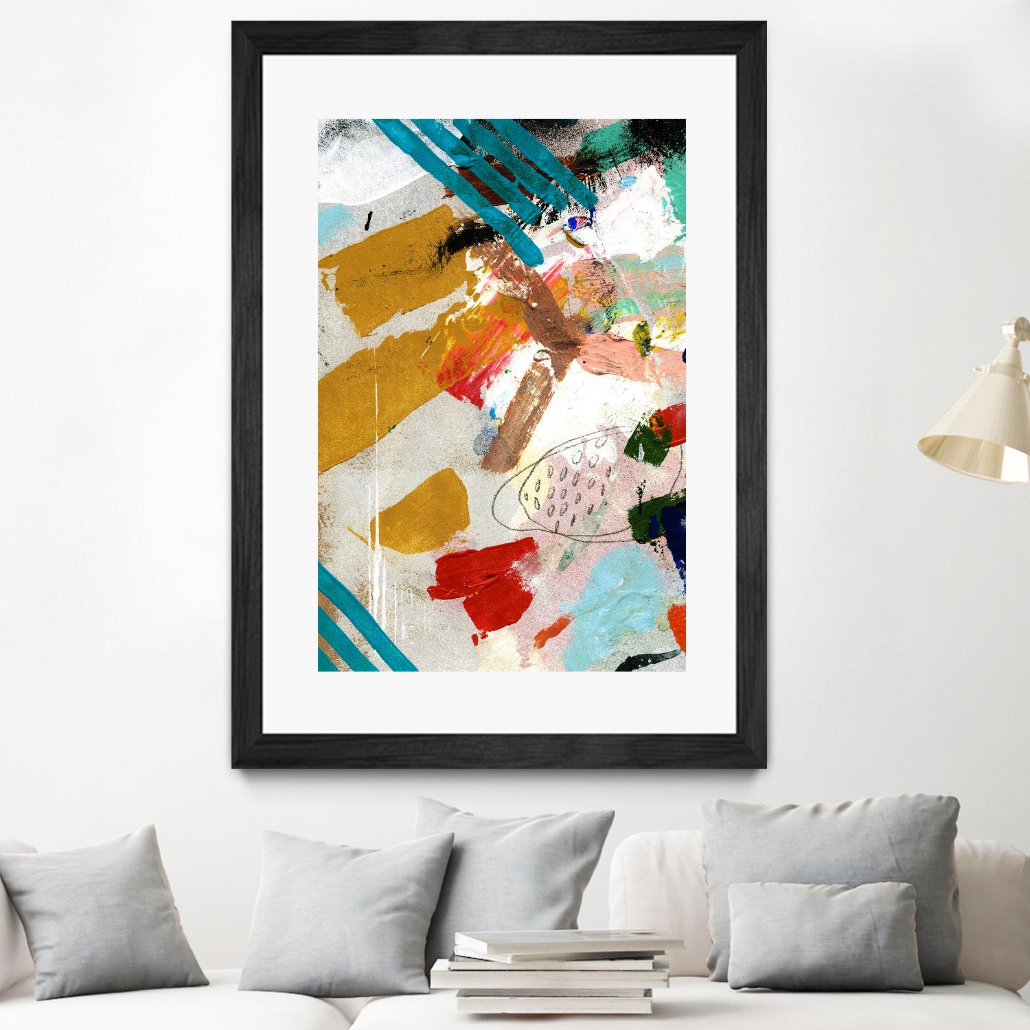 Palette 1 by Stefano Altamura on GIANT ART - turquoise abstract