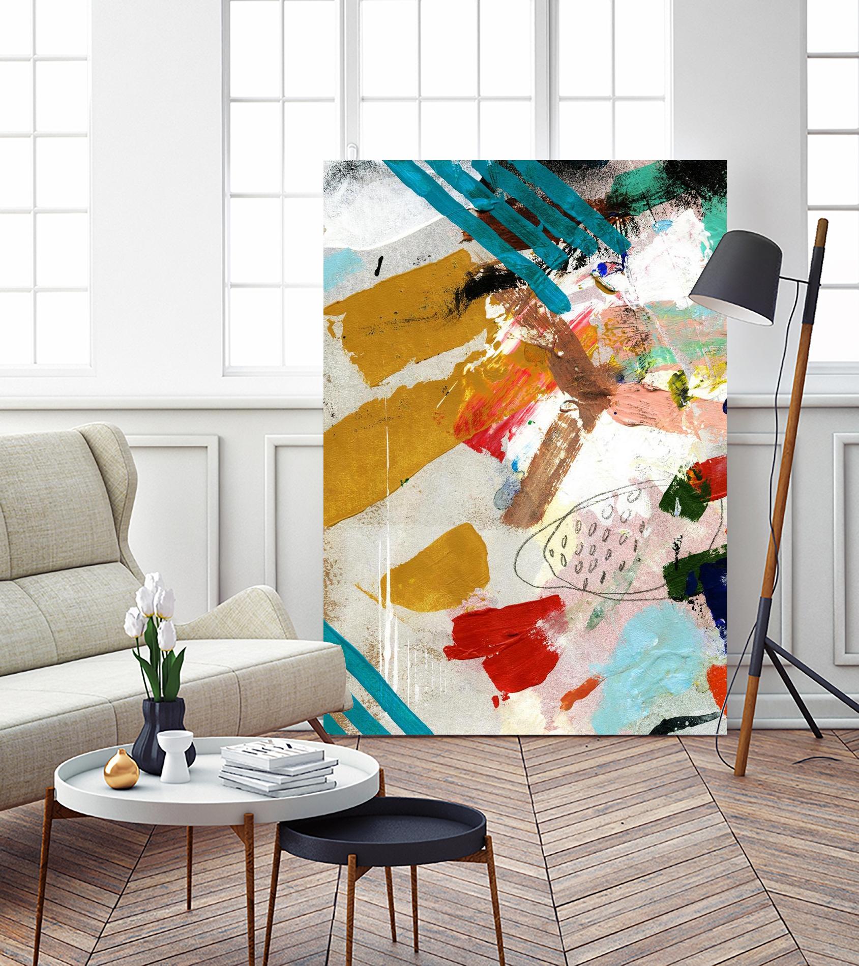 Palette 1 by Stefano Altamura on GIANT ART - turquoise abstract