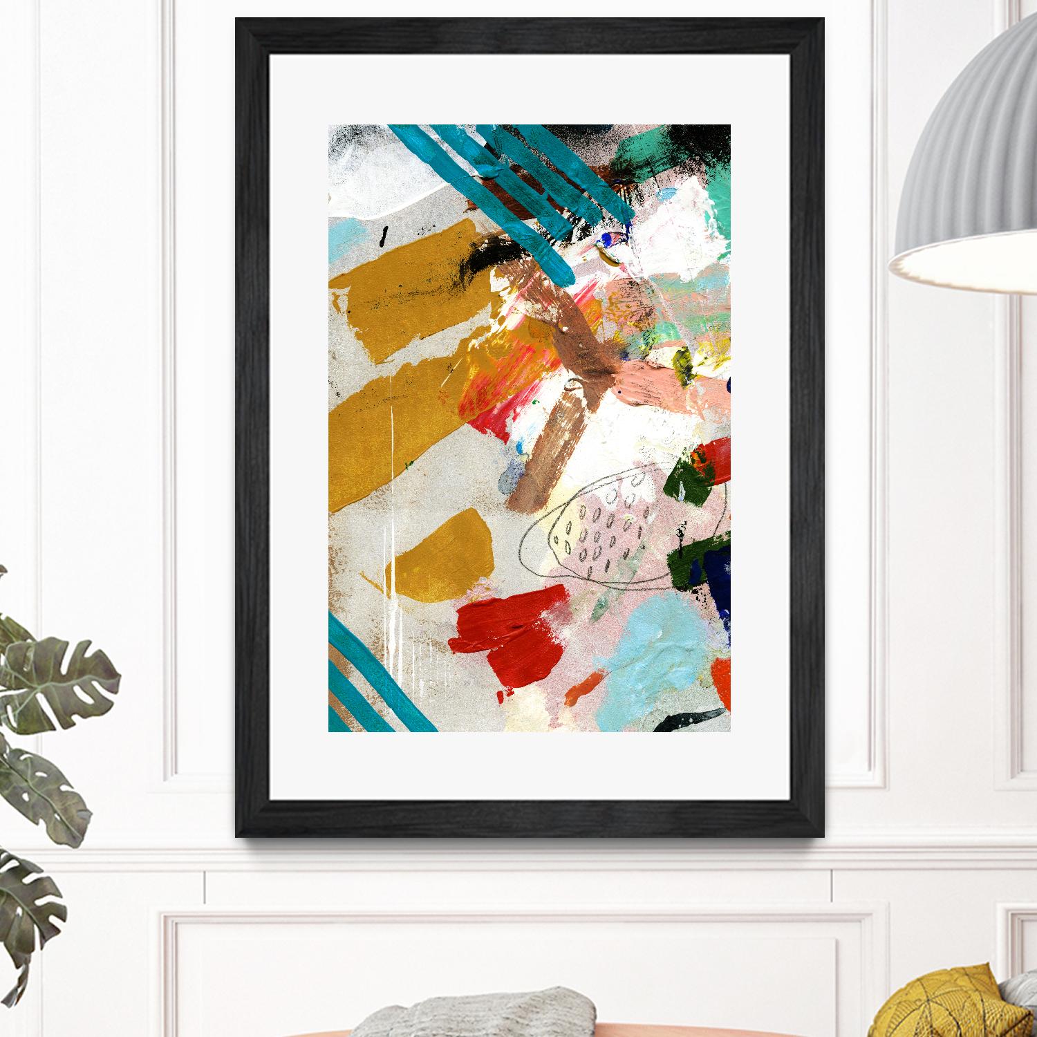 Palette 1 by Stefano Altamura on GIANT ART - turquoise abstract