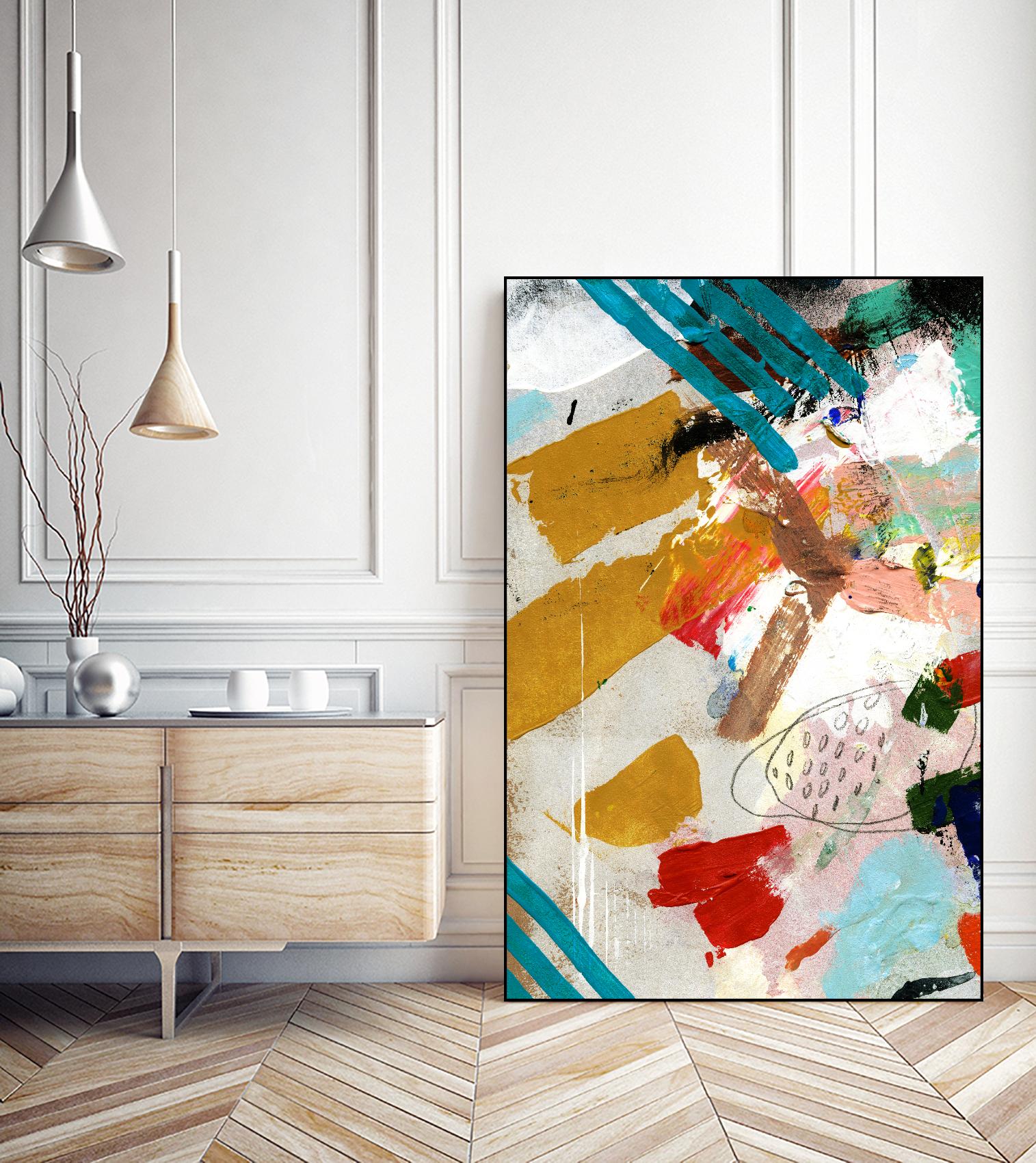 Palette 1 by Stefano Altamura on GIANT ART - turquoise abstract