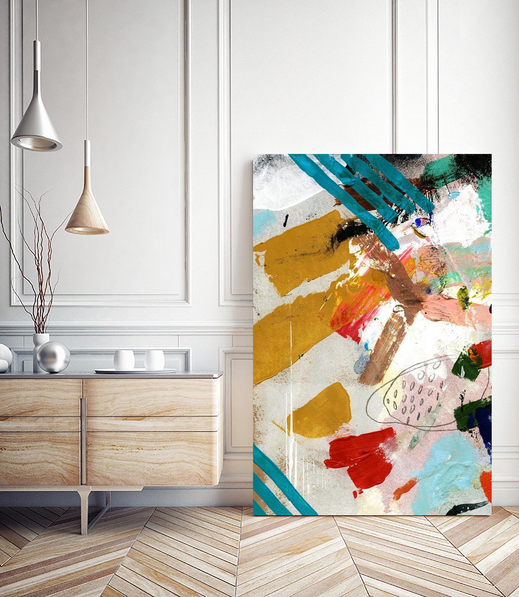 Palette 1 by Stefano Altamura on GIANT ART - turquoise abstract