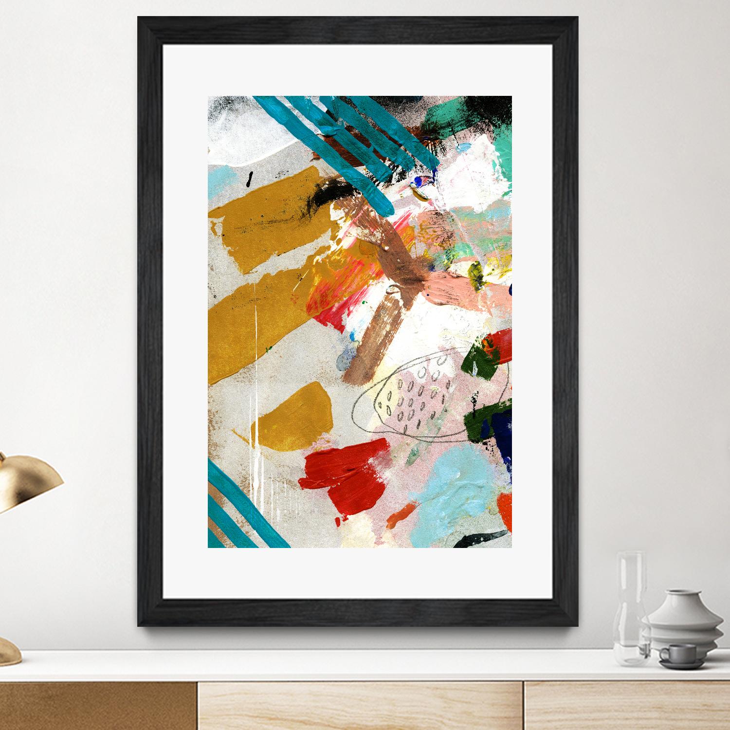 Palette 1 by Stefano Altamura on GIANT ART - turquoise abstract