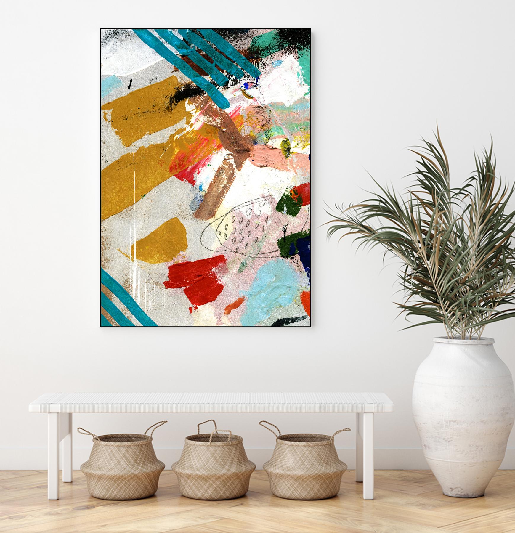 Palette 1 by Stefano Altamura on GIANT ART - turquoise abstract