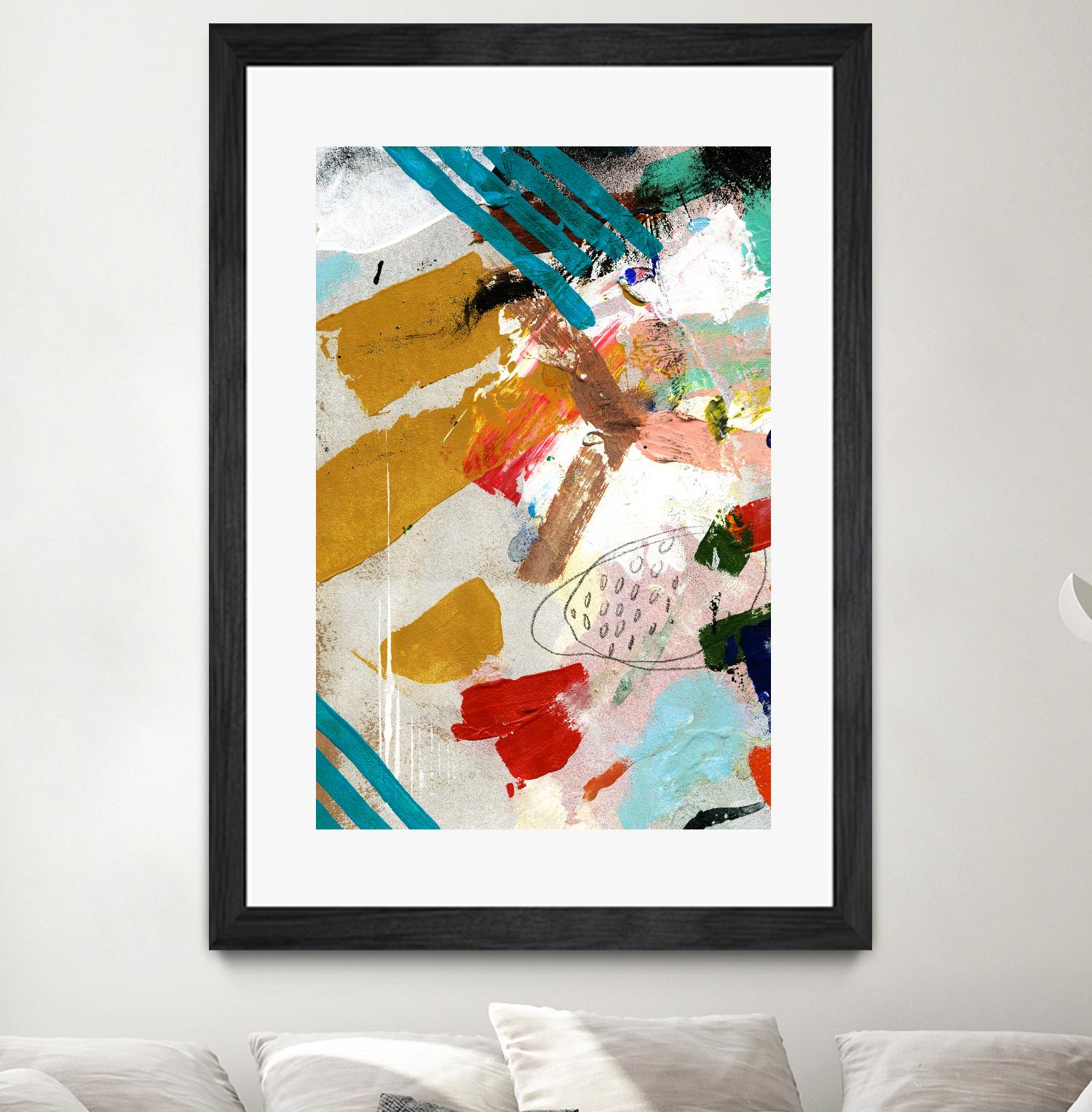 Palette 1 by Stefano Altamura on GIANT ART - turquoise abstract
