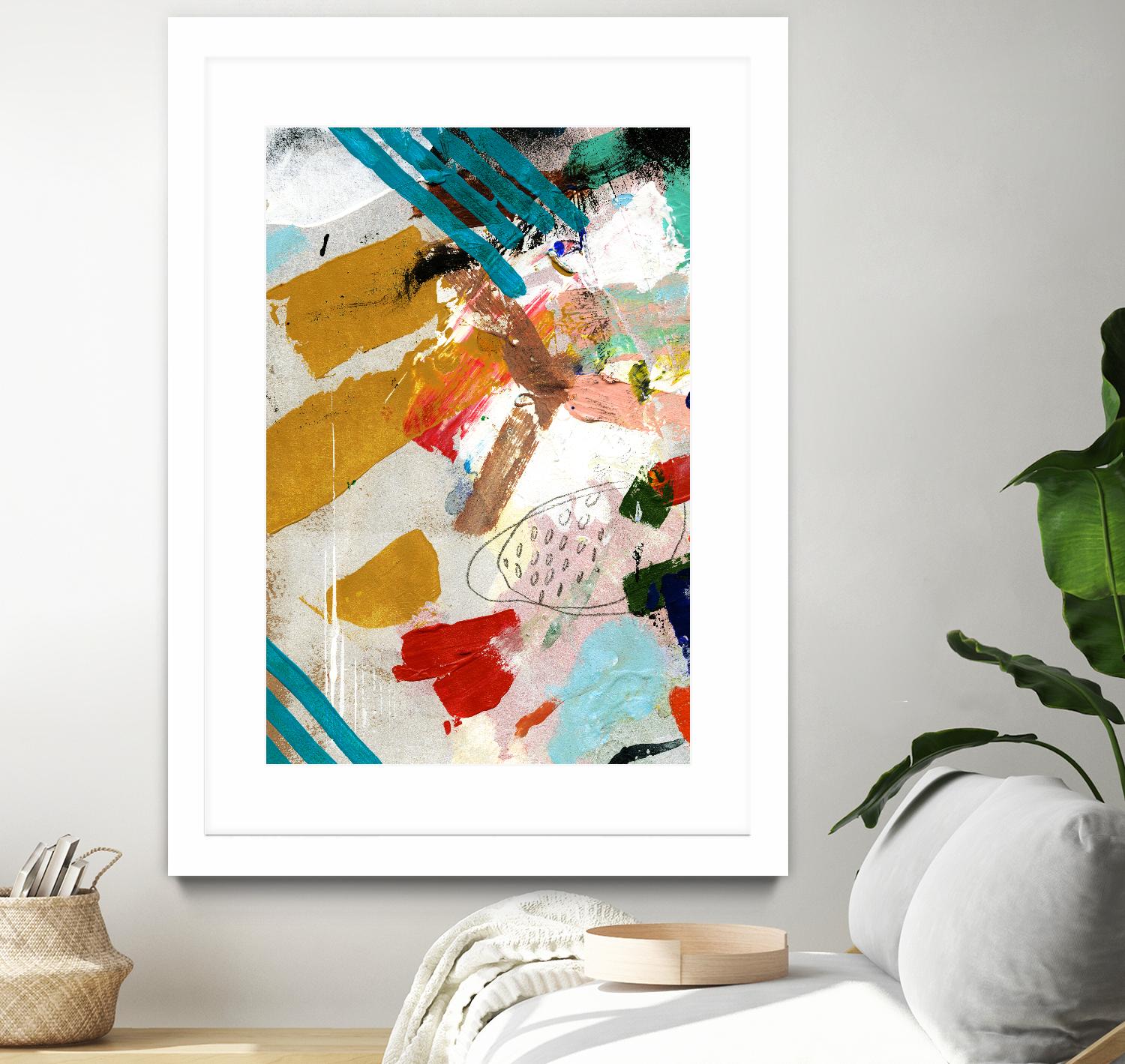 Palette 1 by Stefano Altamura on GIANT ART - turquoise abstract