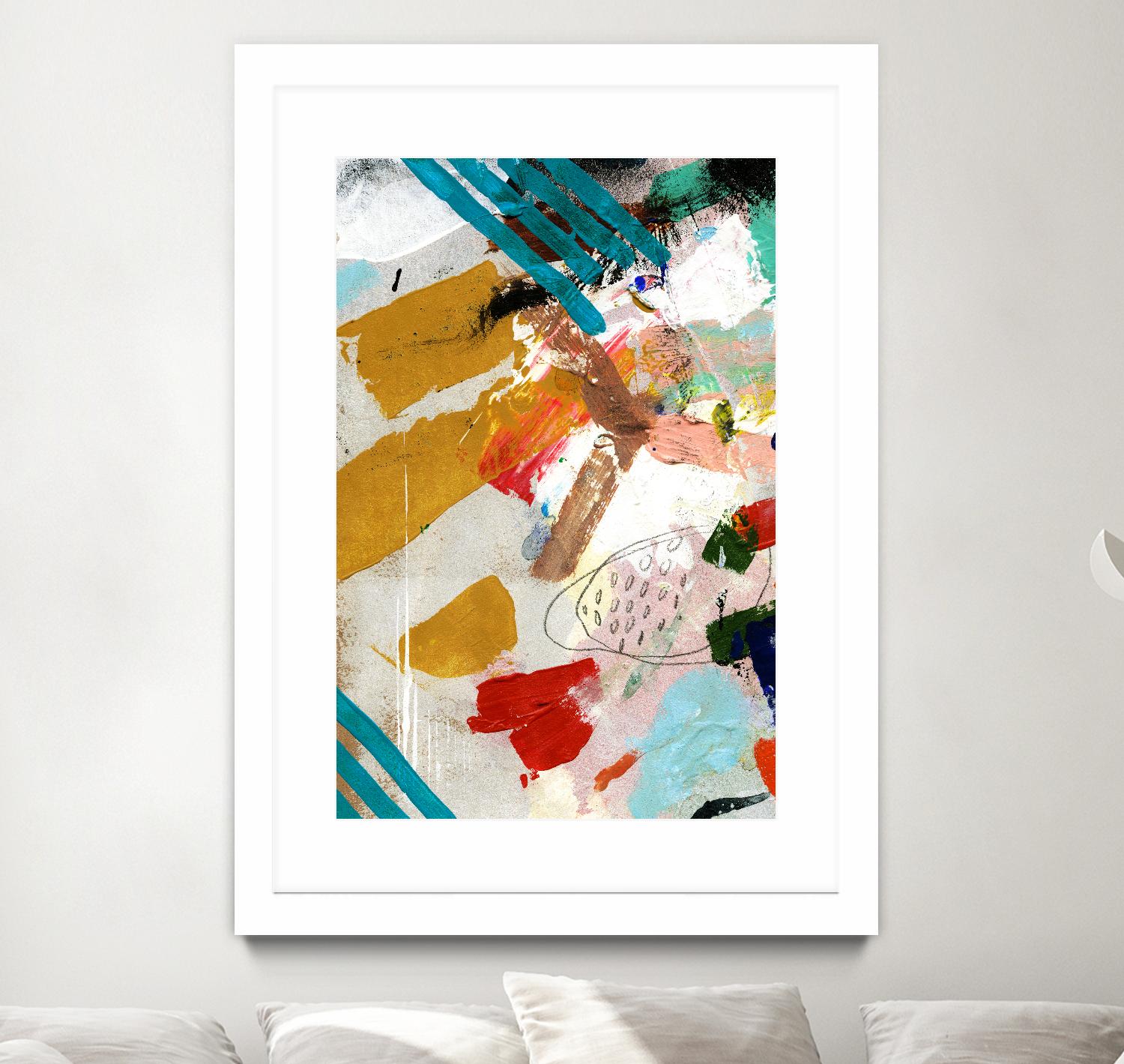 Palette 1 by Stefano Altamura on GIANT ART - turquoise abstract