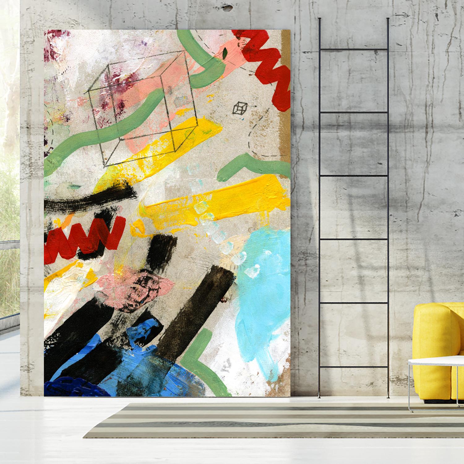 Palette 2 by Stefano Altamura on GIANT ART - beige abstract