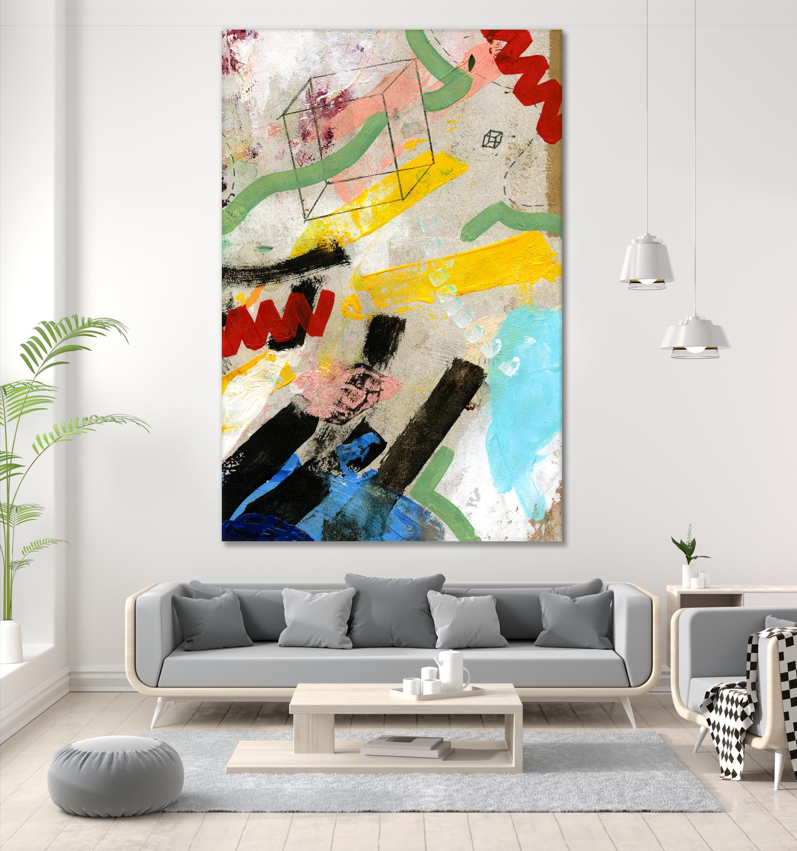 Palette 2 by Stefano Altamura on GIANT ART - beige abstract