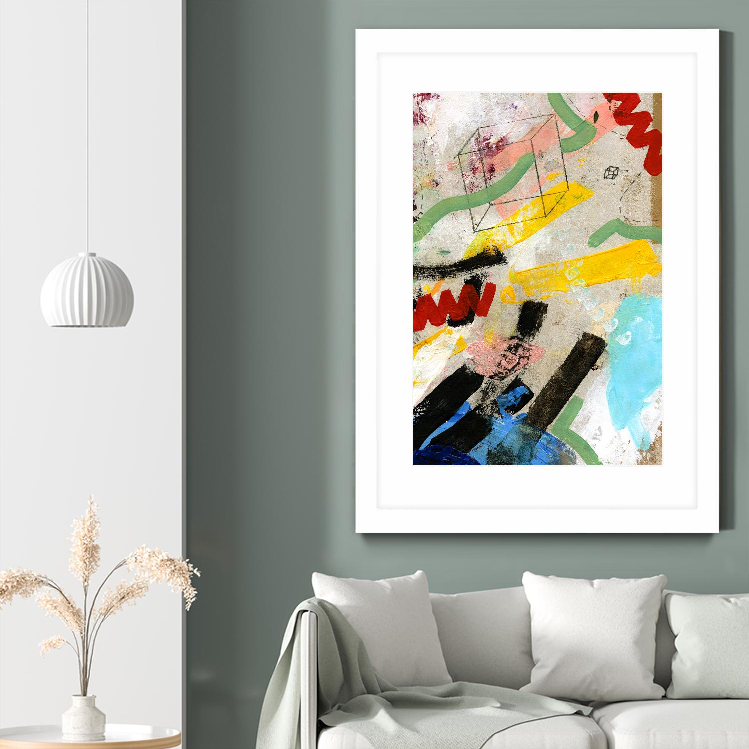 Palette 2 by Stefano Altamura on GIANT ART - beige abstract