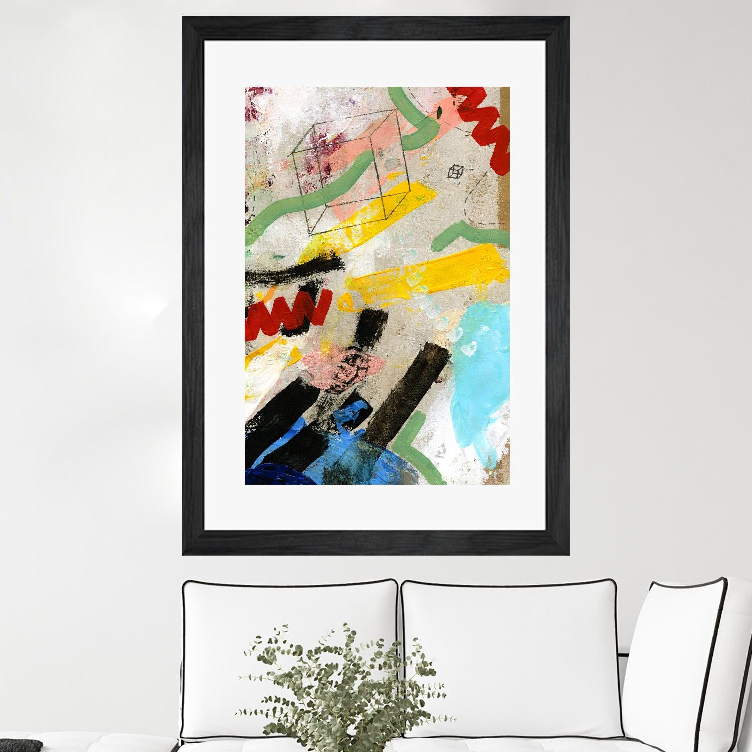 Palette 2 by Stefano Altamura on GIANT ART - beige abstract