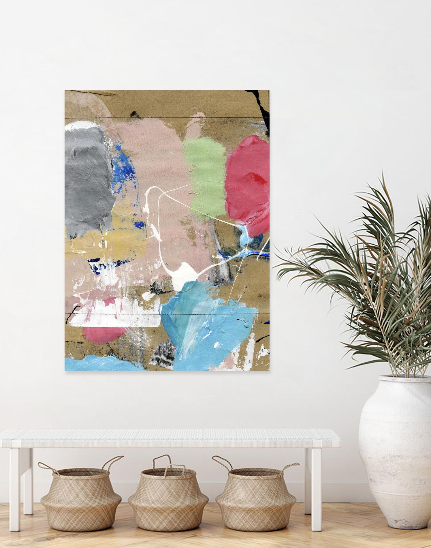 Palette 4 by Stefano Altamura on GIANT ART - beige abstract