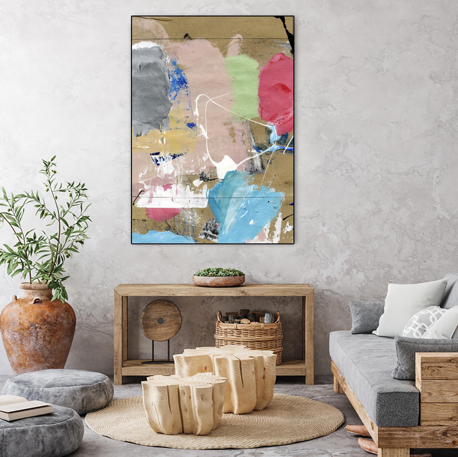 Palette 4 by Stefano Altamura on GIANT ART - beige abstract