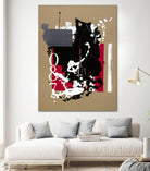 Zero Series No. 087 by Emma Jones on GIANT ART - red abstract