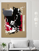 Zero Series No. 087 by Emma Jones on GIANT ART - red abstract