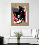 Zero Series No. 087 by Emma Jones on GIANT ART - red abstract