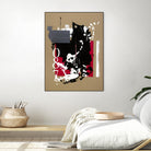 Zero Series No. 087 by Emma Jones on GIANT ART - red abstract