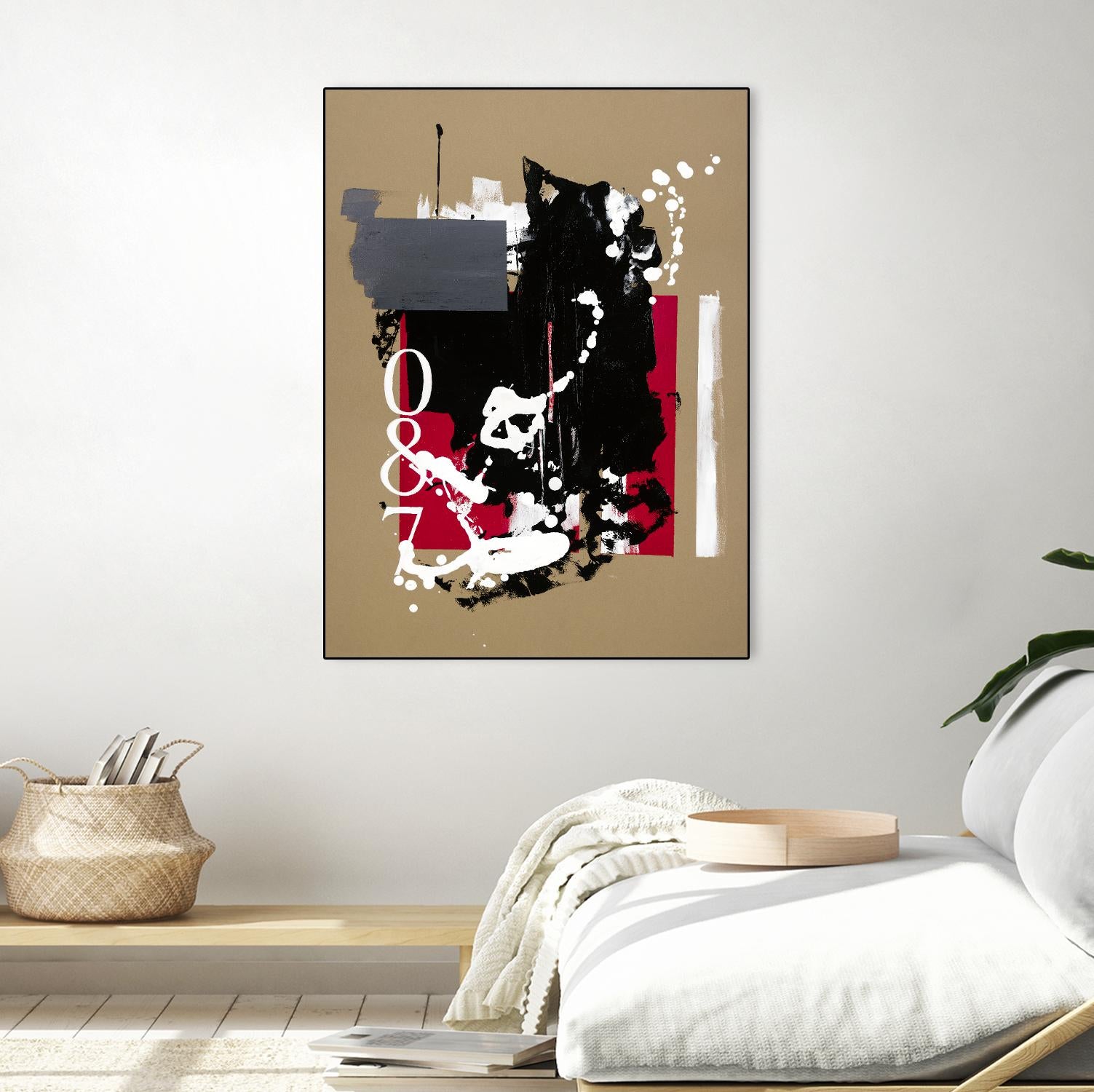 Zero Series No. 087 by Emma Jones on GIANT ART - red abstract