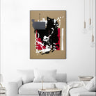 Zero Series No. 087 by Emma Jones on GIANT ART - red abstract