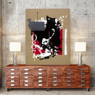 Zero Series No. 087 by Emma Jones on GIANT ART - red abstract