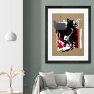 Zero Series No. 087 by Emma Jones on GIANT ART - red abstract