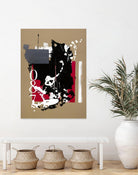 Zero Series No. 087 by Emma Jones on GIANT ART - red abstract