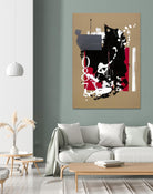 Zero Series No. 087 by Emma Jones on GIANT ART - red abstract