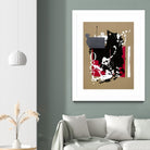 Zero Series No. 087 by Emma Jones on GIANT ART - red abstract