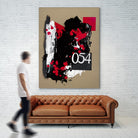 Zero Series No. 054 by Emma Jones on GIANT ART - red abstract