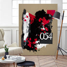 Zero Series No. 054 by Emma Jones on GIANT ART - red abstract