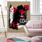 Zero Series No. 054 by Emma Jones on GIANT ART - red abstract