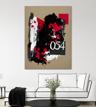 Zero Series No. 054 by Emma Jones on GIANT ART - red abstract