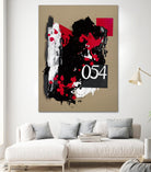 Zero Series No. 054 by Emma Jones on GIANT ART - red abstract