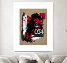 Zero Series No. 054 by Emma Jones on GIANT ART - red abstract