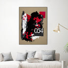 Zero Series No. 054 by Emma Jones on GIANT ART - red abstract