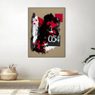 Zero Series No. 054 by Emma Jones on GIANT ART - red abstract