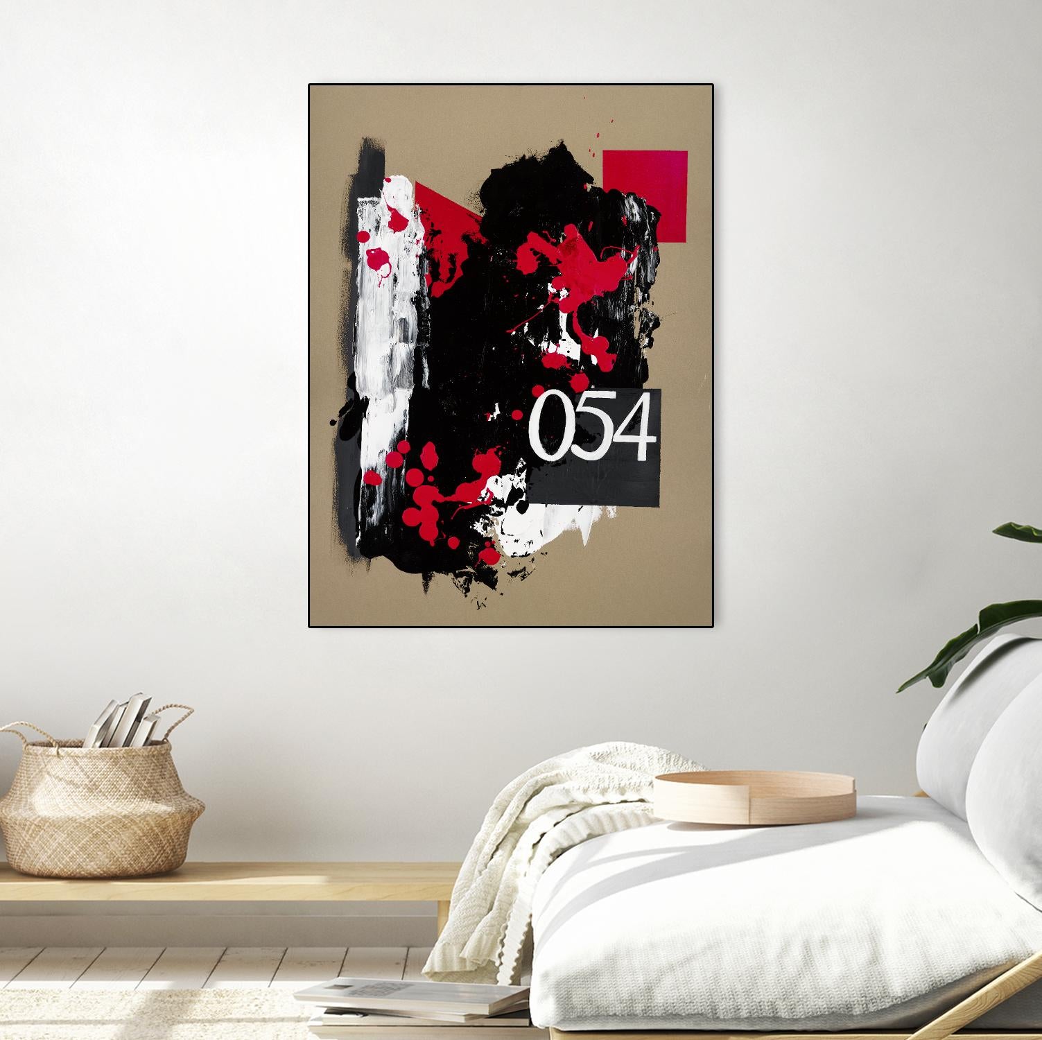 Zero Series No. 054 by Emma Jones on GIANT ART - red abstract