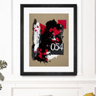 Zero Series No. 054 by Emma Jones on GIANT ART - red abstract