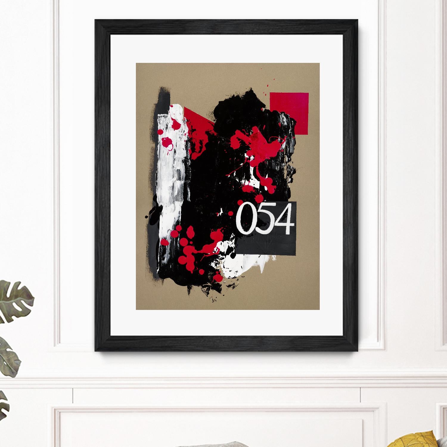 Zero Series No. 054 by Emma Jones on GIANT ART - red abstract