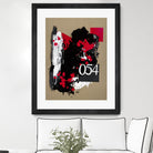 Zero Series No. 054 by Emma Jones on GIANT ART - red abstract