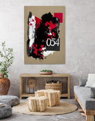 Zero Series No. 054 by Emma Jones on GIANT ART - red abstract