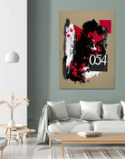 Zero Series No. 054 by Emma Jones on GIANT ART - red abstract