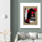 Zero Series No. 054 by Emma Jones on GIANT ART - red abstract