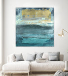 Indigo Evening 1 by Maeve Harris on GIANT ART - green abstract